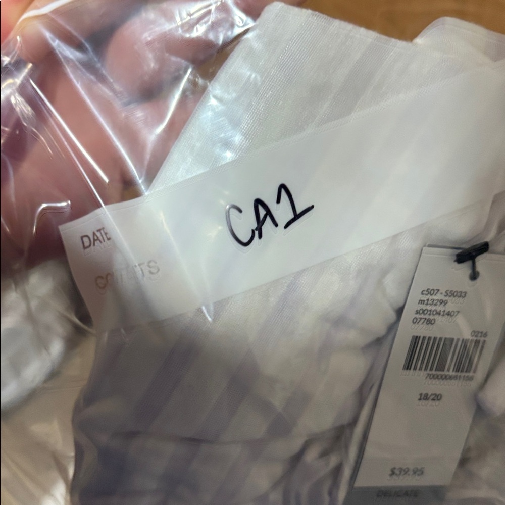 Lane Bryant sheer striped dolman sleeve top - Picture 7 of 8